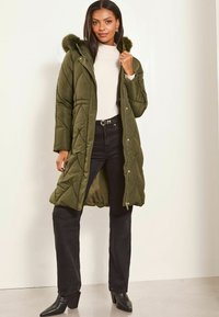 Lipsy SHOWER RESISTANT QUILTED PADDED - REGULAR FIT - Zimný kabát - khaki green