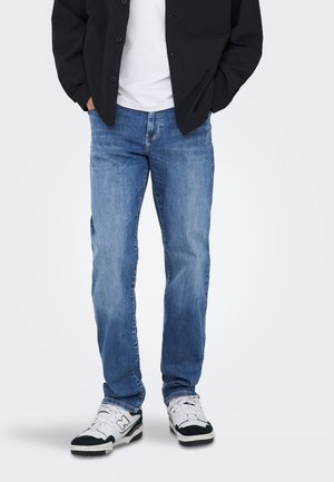 Only & Sons, ONSWEFT - Karcsúsított farmerek - medium blue denim