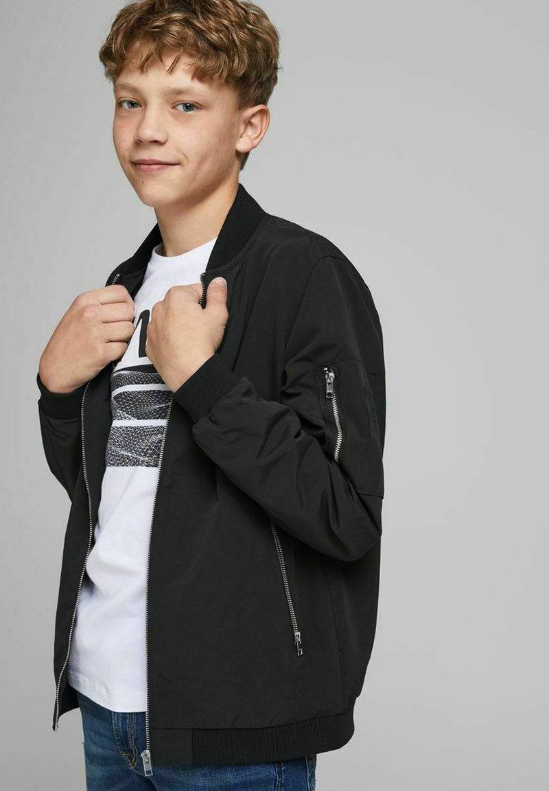 JACK & JONES Jjerush Blocking Hood Bomber Sn Jr jongens
