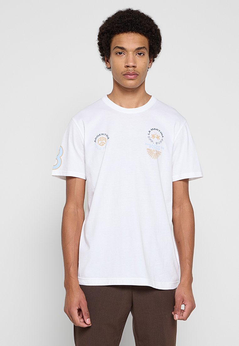 LA MARTINA T-shirt print wit
