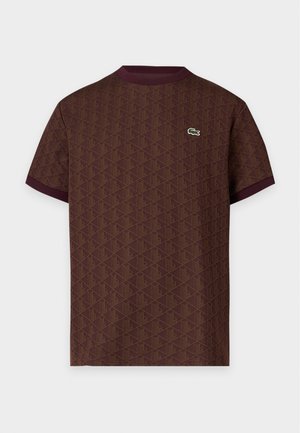 Lacoste, T-shirts basic - marron