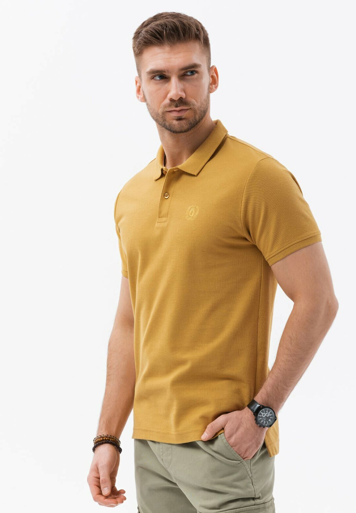 Ombre PACK Polo dark grey, mustard and black/gris