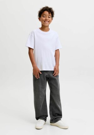 Jack & Jones Junior, BAGGY FIT JEANS JJIALEX JJCLASSIC AT 282 JNR BAGGY FIT JEANS BOYS - Jeans Relaxed Fit - black denim