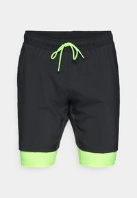 CLUB - Sportiniai šortai - black/lucid lemon