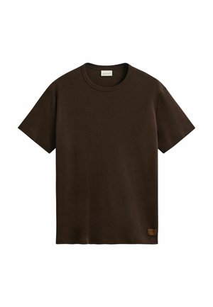 GANT, INTERLOCK  - T-shirt basique - mahogany brown