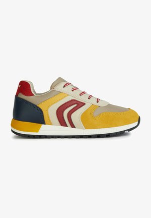 Geox, BASKET ALBEN - Sneakers basse - beige yellow