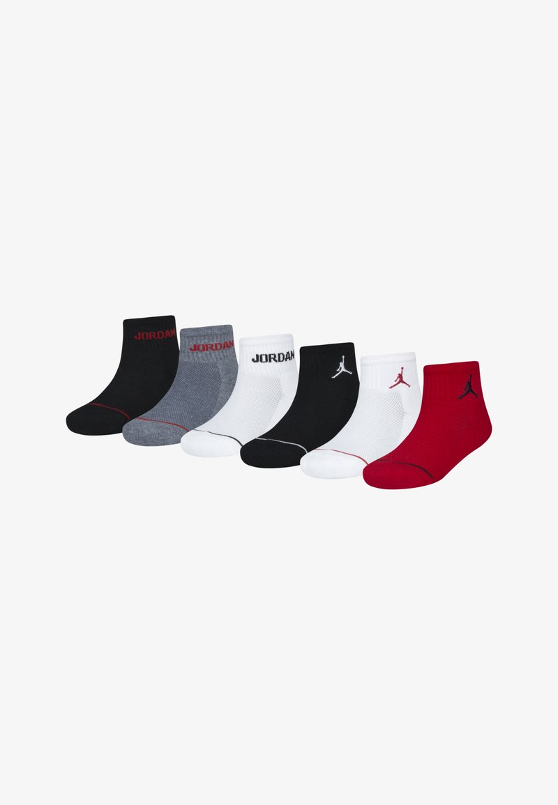 Jordan JORDAN LEGEND ANKLE 6 PACK - Sporta zeķes - gym red/black