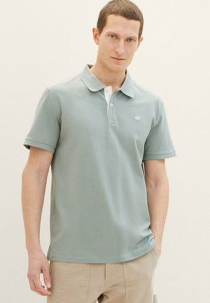 BASIC POLO WITH CONTRAST - Poloshirt - iced grey mint