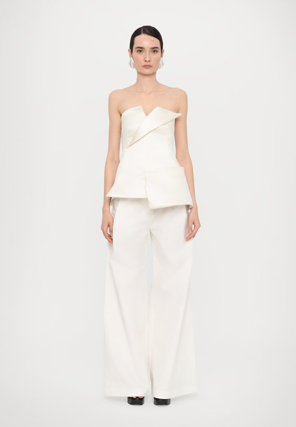 CORSETED TUXEDO  - Top - ivory3