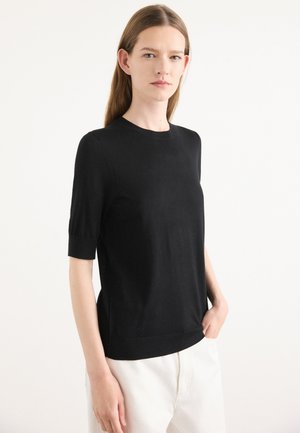 FARBELLA - Basic T-shirt - black