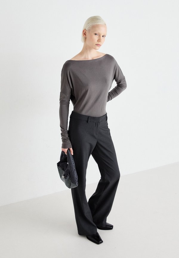 JOHANNA DRAPY  - Long sleeved top - mole dark2