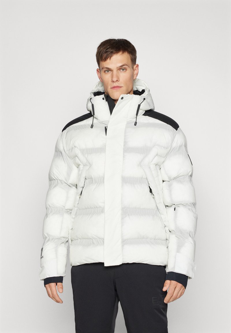 EA7 Emporio Armani CORTINA JACKET - Lyžiarska bunda - glowdark white