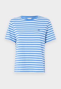 REGULAR STRIPED SHIELD  - Printtipaita - perfect blue