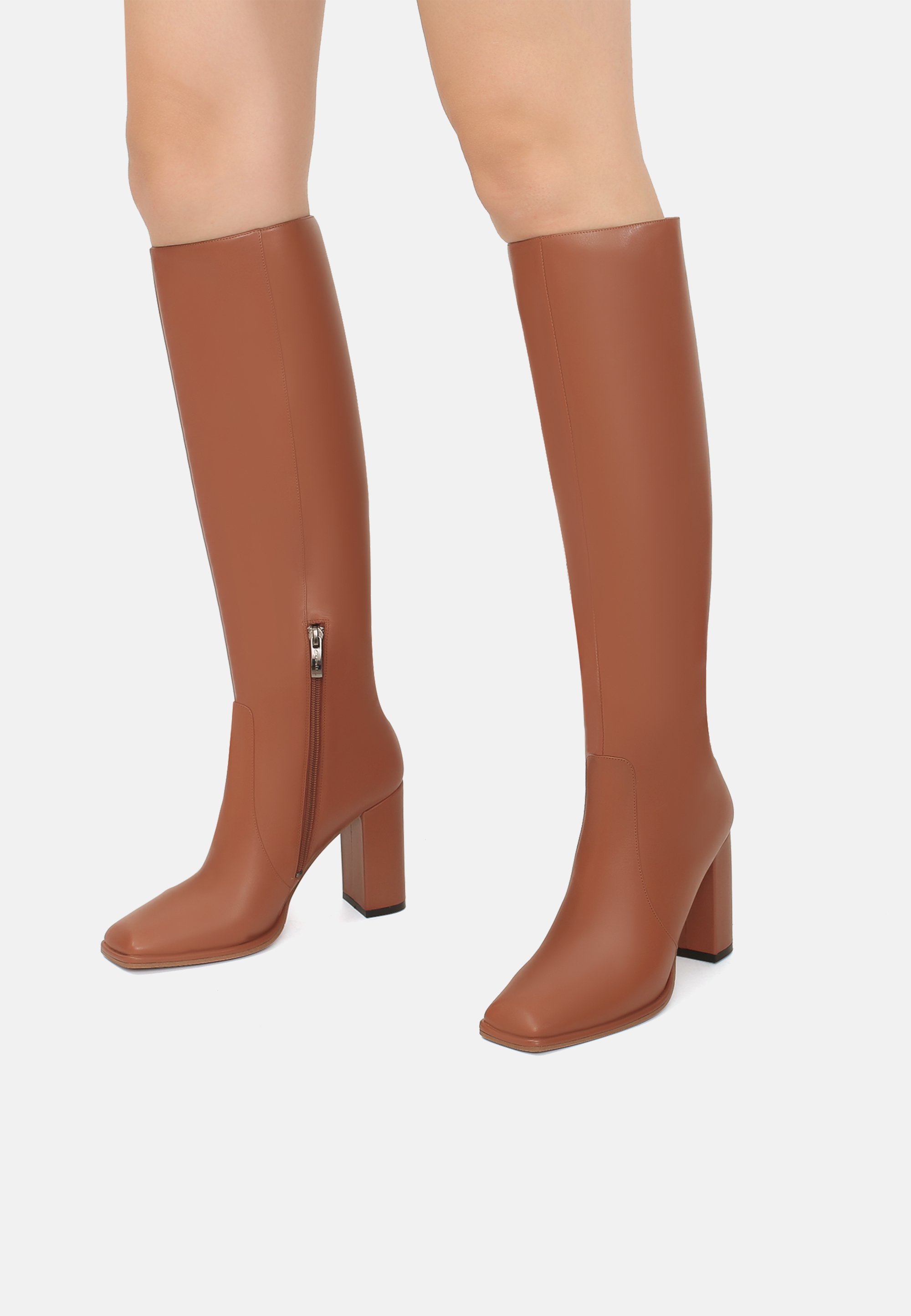 Ekonika Botas de tacón - ginger/marrón - Zalando.es