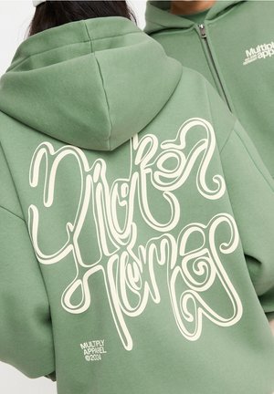 Sweat zippé - green