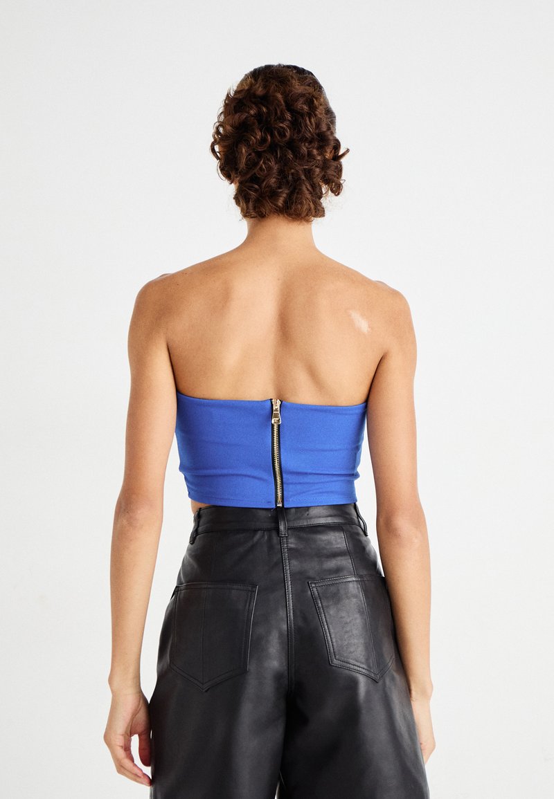 Top casual da donna canotta crop camicetta senza maniche