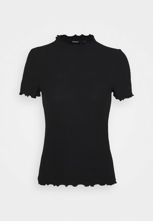ONLY, T-shirt imprimé - black
