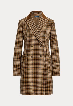 DOUBLE-BREASTED HERRINGBONE COAT - Kratka jakna - country