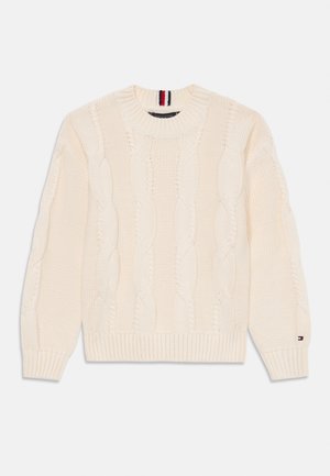 CHUNKY CABLE SWEATER UNISEX - Pullover - off-white