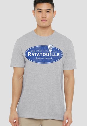 Disney, RATATOUILLE MAIN LOGO - T-Shirt print - mottled light grey