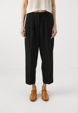 Stoffhose - black