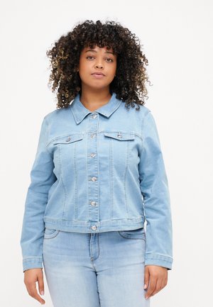 ONLY Carmakoma CARMAGIC JACKET - Denim jacket - light blue denim