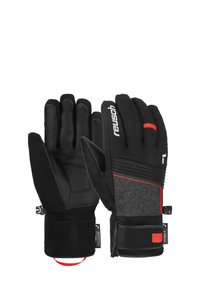 Reusch FINGERHAND LOUIS - Fingerhandschuh - blck blck melang fire red