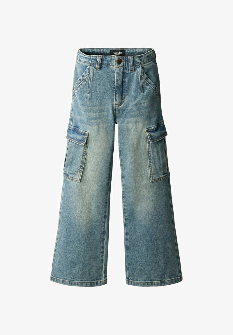 Molo ADDY Vaqueros a campana vintage denim/blue denim