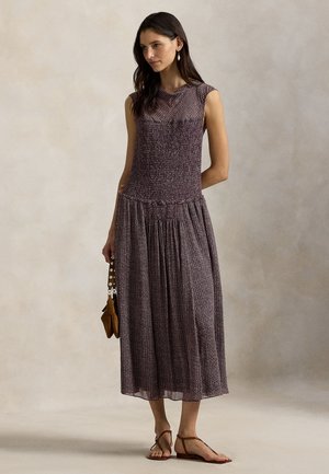 WOVEN-DRESSESCRINKLE PRINTED DRESS - Košilové šaty - 2007 multi circle purple-cream