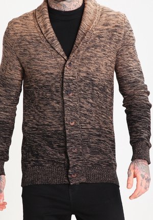 Chaqueta de punto - camel