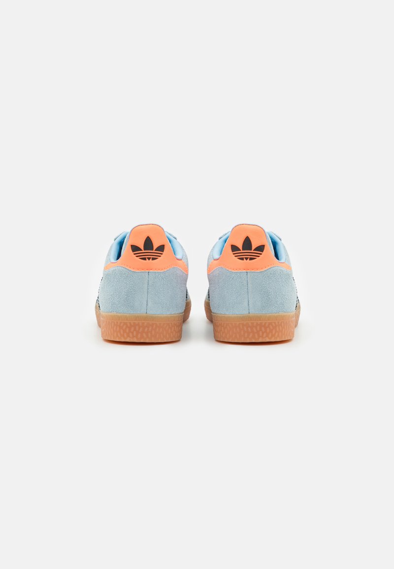 adidas gazelle silver green womens adidas Kids' Grade School Gazelle Shoes, Size 7, Blue/Orange/Black main image 1