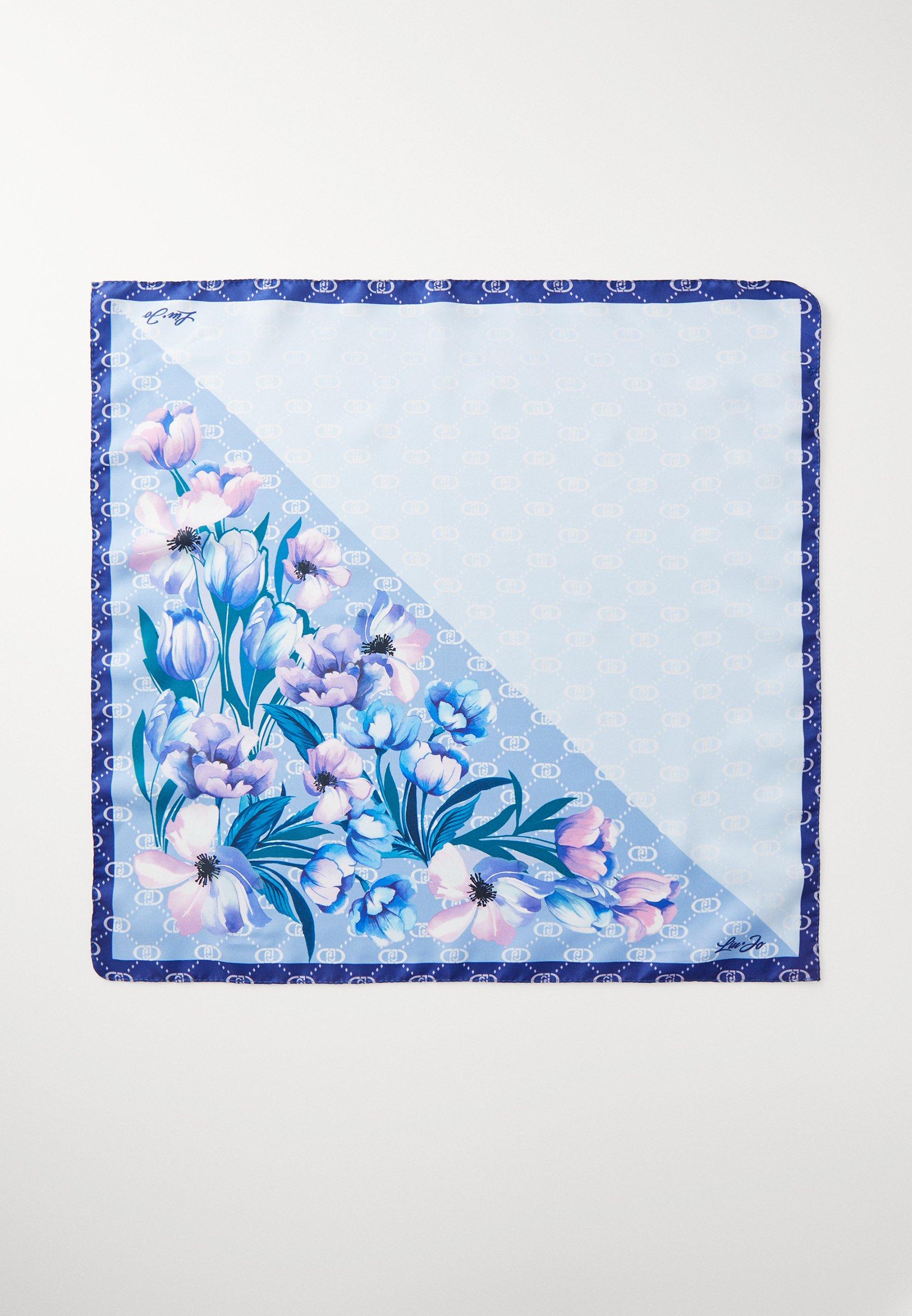 LIU JO FOULARD FLOWER CORNER - Foulard - cielo/blue - Zalando
