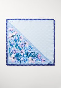 LIU JO FOULARD FLOWER CORNER  - Foulard - cielo