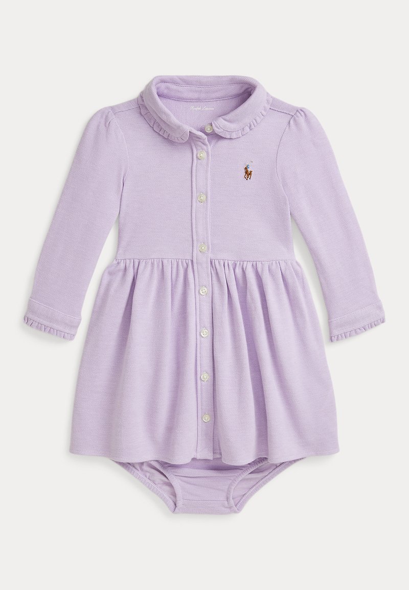 Polo Ralph Lauren OXFORD MESH DRESS & BLOOMER SET - Vestido de dia - spring iris
