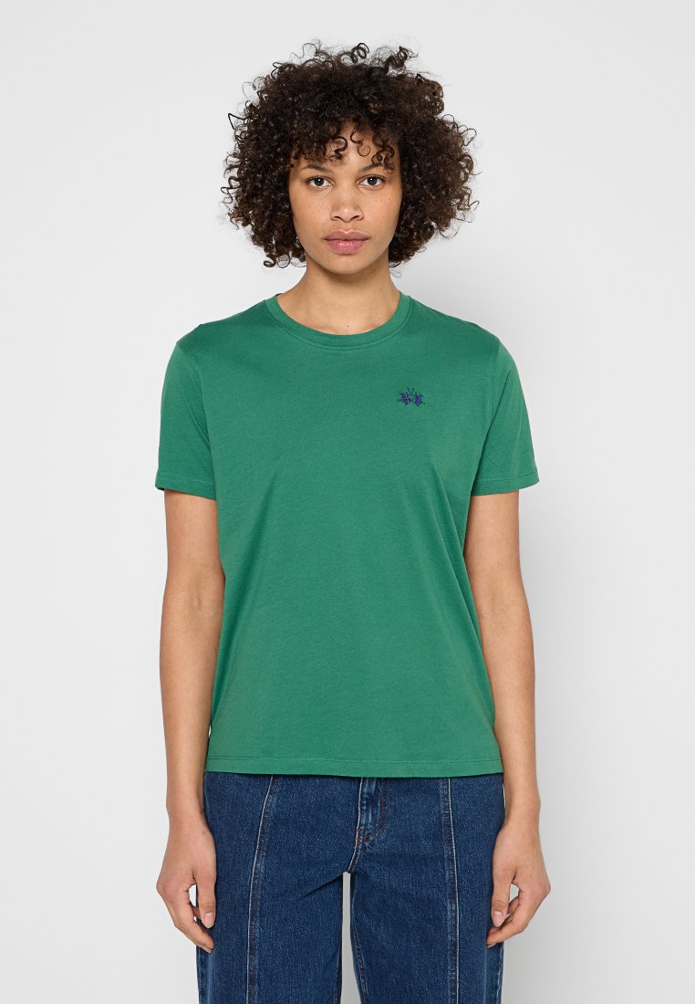 LA MARTINA T-shirt basic groen