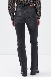 Cache Cache MIT HOHEM BUND - Jeans bootcut - denim noir