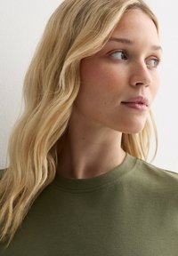 New Look SPLIT HEM MIDAXI - Maxiklänning - khaki