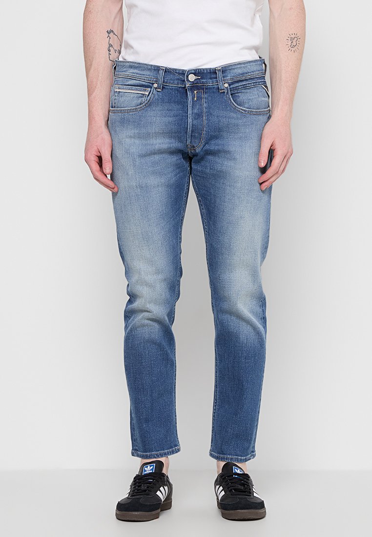 Replay Straight leg jeans blauw