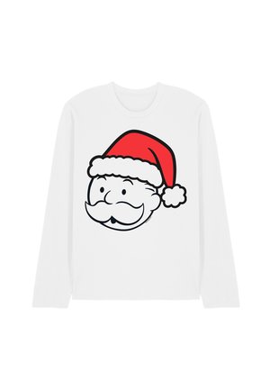 MONOPOLY SANTA HAT - Long sleeved top - white