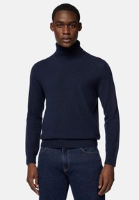 Boggi Milano POLO NECK - Džemperis - navy blue