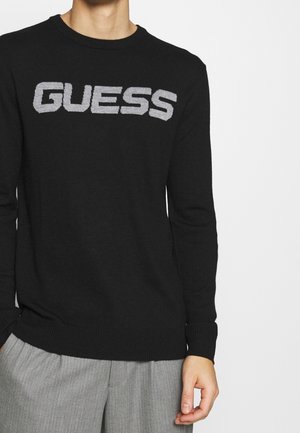 Strickpullover - black