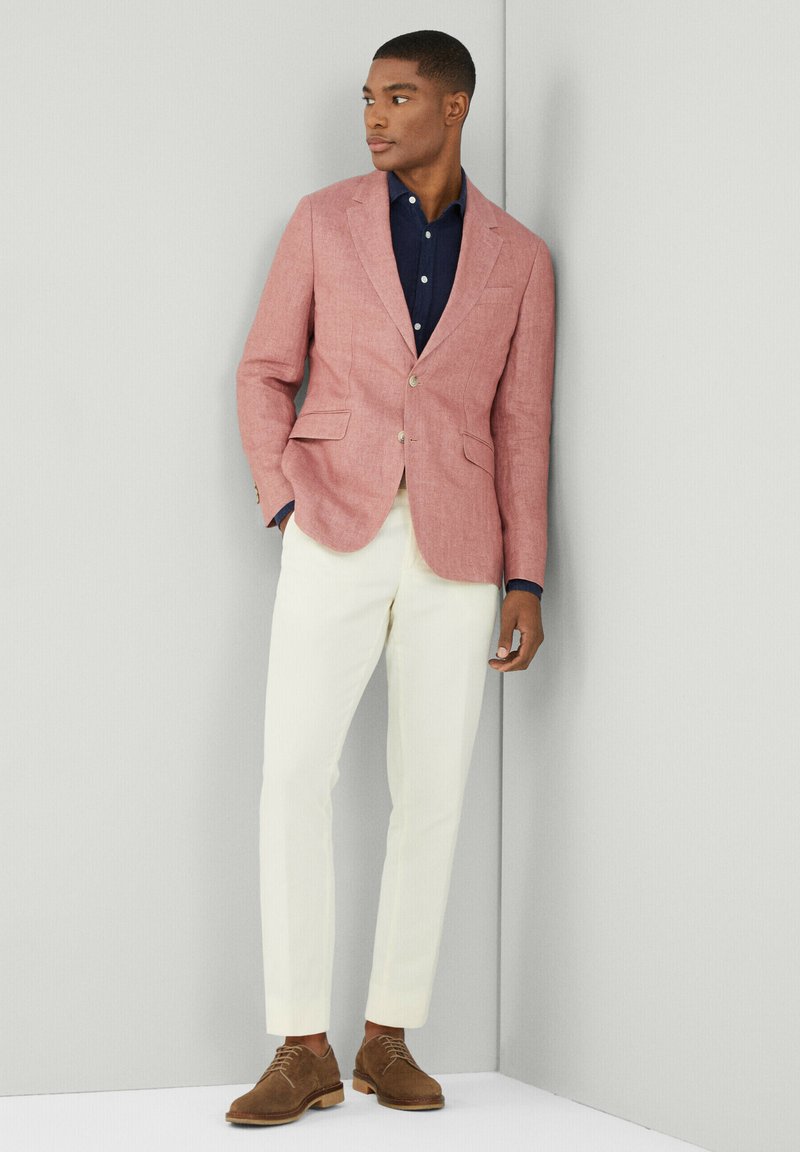 Hackett London Colbert donkerroze