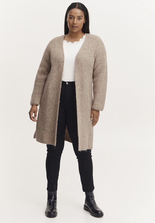 FPKaren - Cardigan - silver mink melange