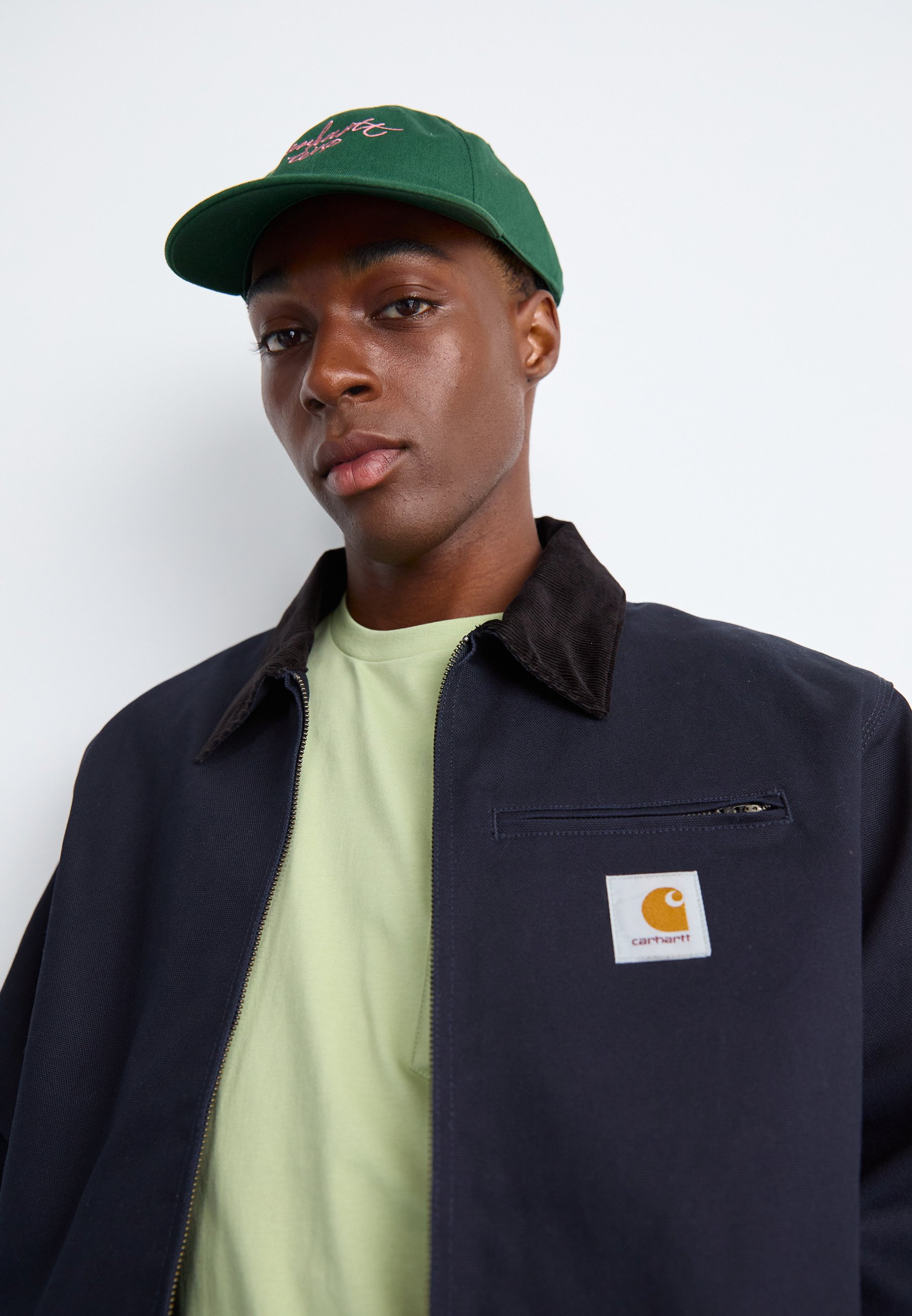 Carhartt WIP DETROIT - Kurtka przejściowa/granatowy - Zalando.pl