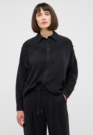 Mustang STYLE RUBY - Button-down blouse - schwarz