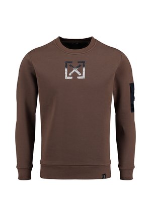 ELECTION ROUND - Sweatshirt - mud brown