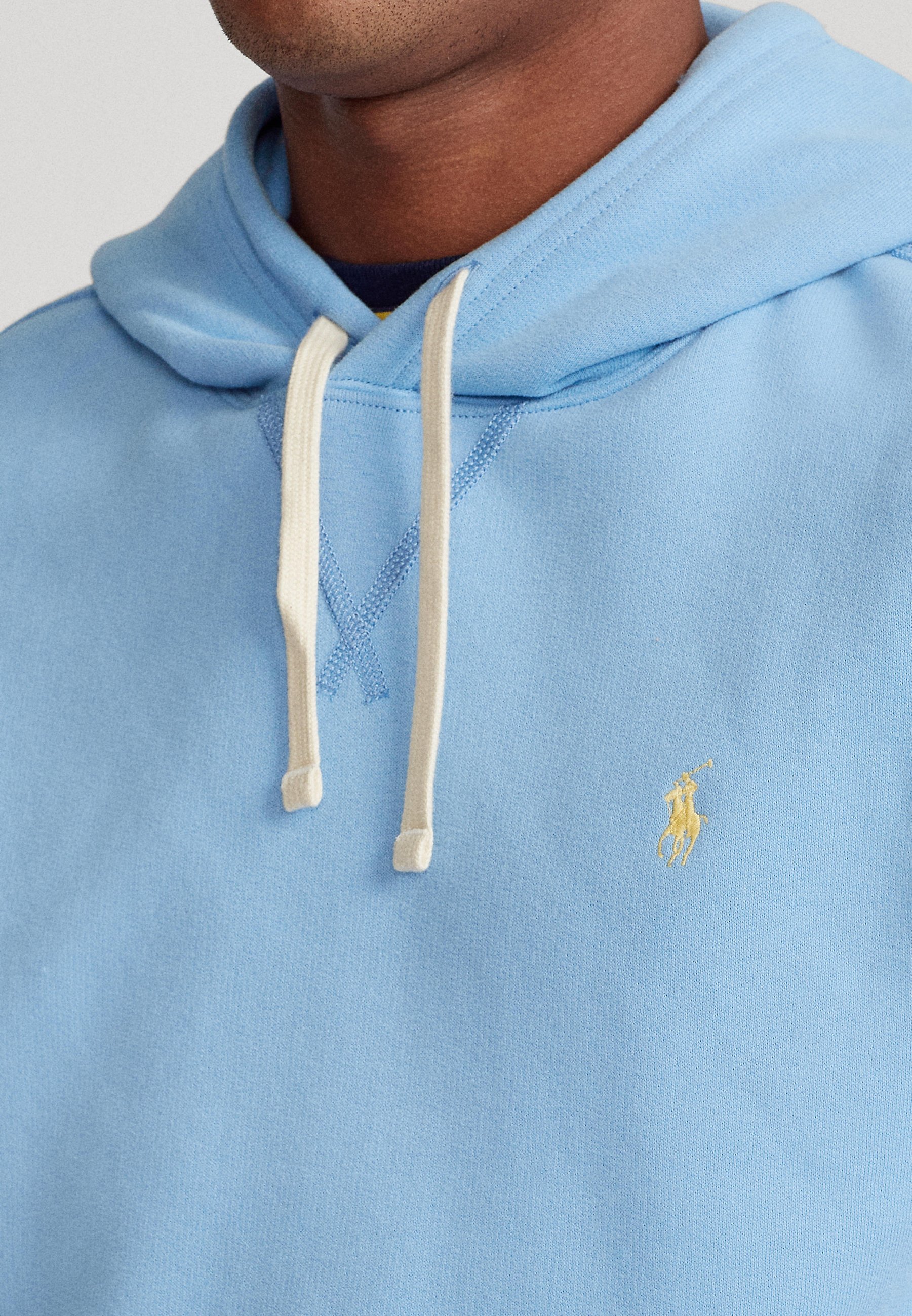 ralph lauren hoodie light blue
