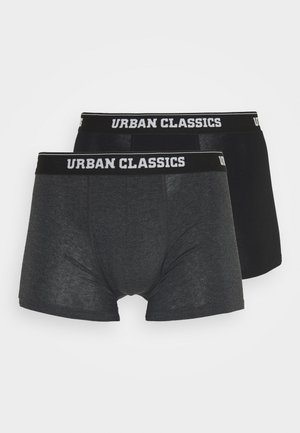 Urban Classics 2 PACK - Panty - black/charcoal