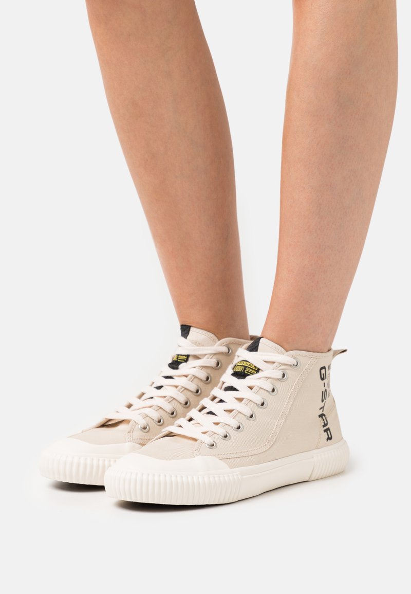 G-STAR NORIL MID CVS LGO W - Sneakers hoog - sand