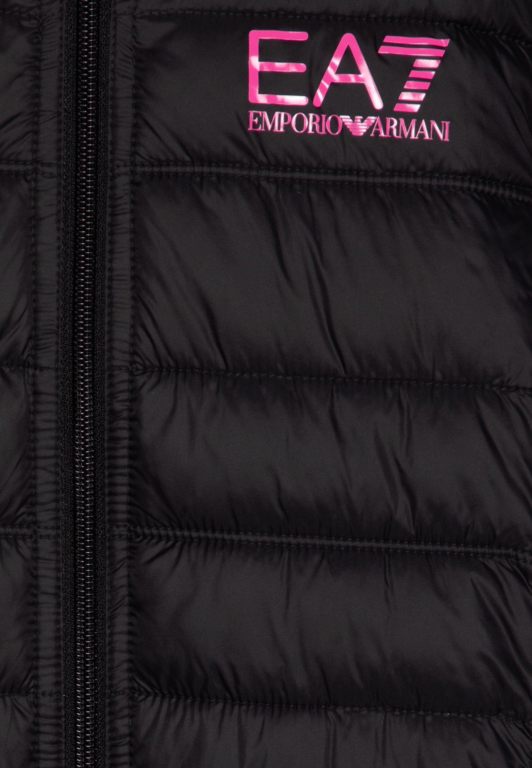 EA7 Emporio Armani KIDS STYLE UNISEX - Light jacket - black EA7 Emporio Armani KIDS STYLE UNISEX - Light jacket - black